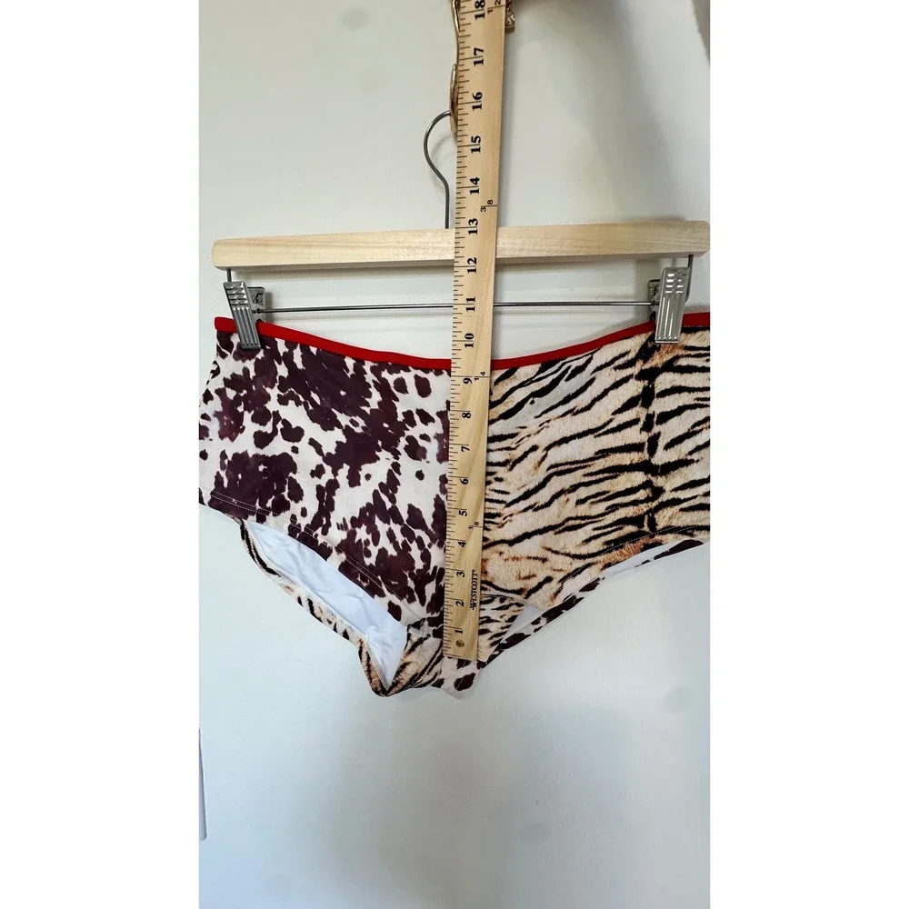 Halter Bikini Boyshort Triangle Gingham ColorBlock Swimsuits Cheeky XL Swimsuit
